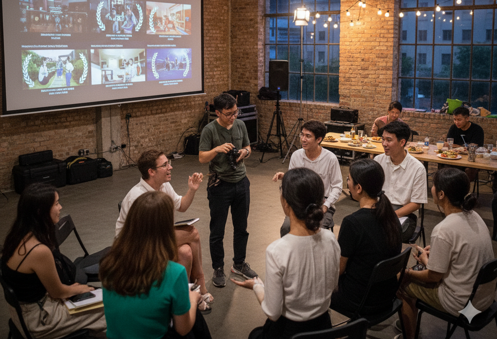 Meeting between young French filmmakers and Vietnamese film crews + Screening of short films that won awards at world film festivals
